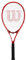 WILSON Pro Staff Precision XL 110 - Raqueta de Tenis recreativo para Adultos, tamaño de la empuñadura 3-4 3/8 Pulgadas, Color Rojo