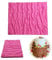 Ltsbaed Baumrinde Kuchen Silikonform, Baumrinde Silikonform Prägematte Fondant, Schokolade Torten Muffin Backform für Kuchendekoration Fondant Eindruck Matte für DIY Tortendeko Geprägtes Prägematte