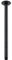 Anpean Braccio doccia da 40,6 cm e flangia nero opaco, braccio doccia a soffitto per soffione doccia a pioggia