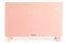 CREATE/WARM CRYSTAL 2000W / Convector Eléctrico de Cristal Rosa Pastel con WiFi/Pantalla LED táctil, 2 potencias, Instalación en pared o suelo, Bajo consumo, Conectividad Wifi y App