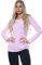 AA ESSENTAILS Women Ladies Long Sleeve Round Neck Plain Top Stretchy Casual Summer T-Shirts Basic Slim fit Tee Tops (Baby Pink, 12-14), (ZJ-88487)