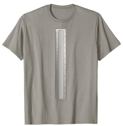 Lineal Kostüm Lustiges T-Shirt für Halloween T-Shirt
