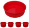 Accessoires friteuse à air - Moule en silicone friteuse à air de 21,5 cm et 4 moules à pâtisserie de 11 cm - Moules en silicone - Compatible avec friteuse à air cosori 5,5 l (1 grand 4 petits)