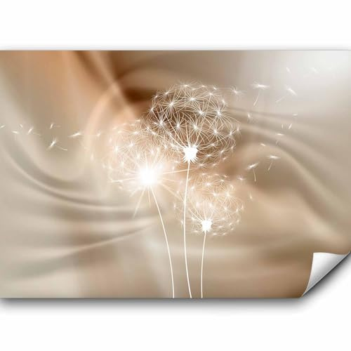 murando - Fototapete Premium-Vlies Blumen Abstrakt Natur, 500x350 cm | Premium-Vliesstoff, Full HD Druck, hochwertige Verarbeitung fürs Wohnzimmer, schnelle Montage, lichtbeständig, geruchsfrei