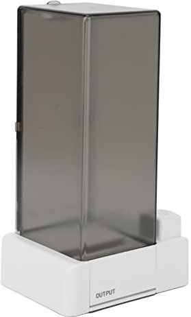 Serlium Automatischer Wattepadspender PC-Material Wattepads Aufbewahrung 9x7x17cm Wattestäbchen-Spender Automatischer Wattepad-Halter, Zum Ausdrücken, Automatischer Wattepad-Spender