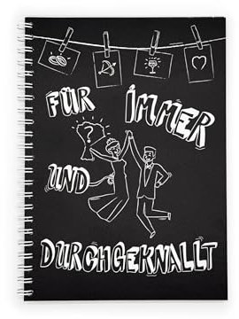 familiawedding DAS Crazy Gästebuch zur Hochzeit in DIN A4 EIN wirklich böses Hochzeitsgästebuch mit verrückten Fragen zum Ausfüllen