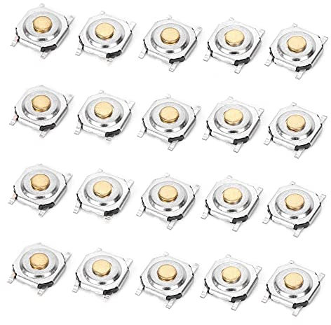 Lot de 300 interrupteurs tactiles miniatures – Bouton électronique léger for PCB précis avec montage en surface SMD – et boutons-poussoirs microswitch fiables for des conceptions de produits compactes