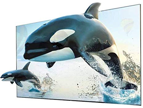 SnamicE Écran ALR Anti-lumière 16:9 | Écran de Projection pour projecteur à Ultra Courte portée | Écran réfléchissant pour projecteur 4K 1080P DLP/LED (Taille : 120 Pouces) ()