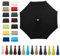 HonunGron UV50+ Telo di Ricambio per Ombrellone 6 Stecche/8 Stecche, Tettoia di Ricambio per Ombrello 2m/2.7m/3m Copertura di Ricambio per Ombrellone da Giardino (2.7m - 6 Ribs,Nero)