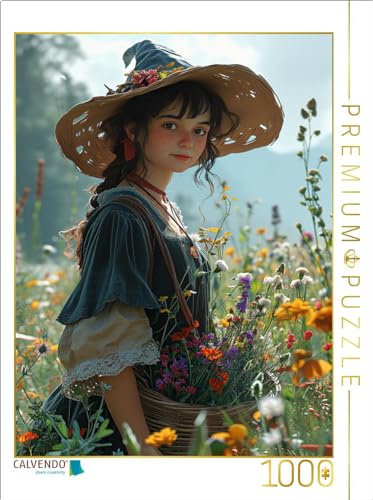 CALVENDO Puzzle Aprilzauber der Hexen | 1000 Teile Lege-Größe 64 x 48 cm Foto-Puzzle für glückliche Stunden