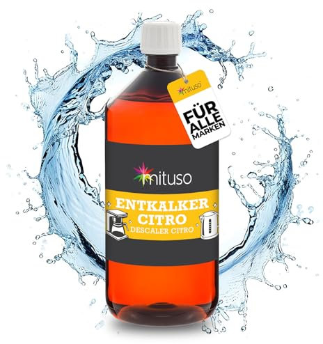 mituso Universal Entkalker 1000 ml - Konzentrat für Kaffeevollautomat und Kaffeemaschine aller Typen | Kalklöser für extra gründliche Reinigung | universell einsetzbar zur Gerätereinigung