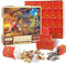 Jigsaw Advent Calendar 2024 Christmas Puzzle for Adults Kids- 24 Days Santa Claus Puzzle Jigsaw Countdown Calendar Surprise Gift Toy 1008 Pieces Xmas Puzzle Christmas Home Fireplace Decoration