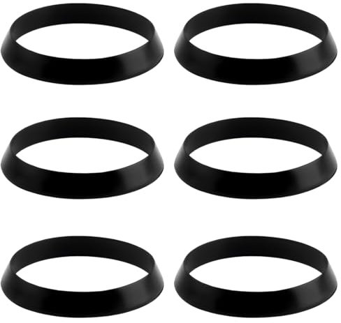 GXGM Sello de Fregadero de Cocina, Sello de tapón de Sellado de tubería de Drenaje de Fregadero de Cocina Sello de Drenaje de 40 mm Anillo de Sellado de escurridor Arandela de Goma, 6 Piezas