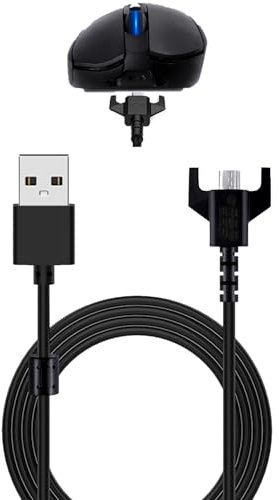 NOUKAJU Ladekabel für Logitech G kabellose Maus, kompatibel mit Logitech PRO X SUPERLIGH/Pro Wireless/G403/G900/G903/G703 Wireless Mouse/G560 Lautsprecher, 180 cm USB-Ladekabel (1 Stück)