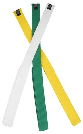 Toddmomy 3stücke Kampfsportgürtel Für Taekwondo Und Karate Bequemer Ersatz-gürtel Für Jugendliche Und Erwachsene Atmungsaktiv Und Waschbar