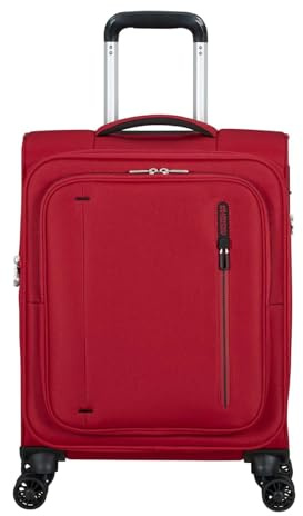American Tourister Trolley Cloudrider Spinner Exp. TSA Astral Red rot 55cm