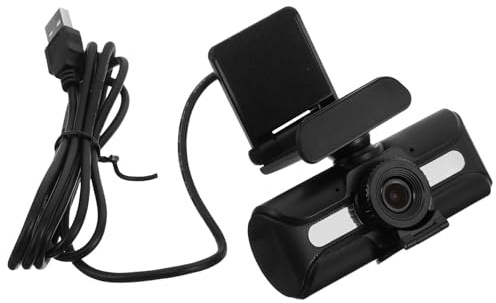 Supvox 1080p USB Webcam für PC und Laptop mit Plug and Play | Schwarzes Abs Gehäuse, Kompakt Gebaut, für Zoom Meetings und Live Streaming Einsätze