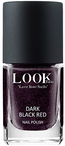 Look To Go • veganer Nagellack • DARK BLACK RED • 21-free & PETA approved • Made in Germany • 12ml