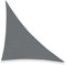 SUNNY GUARD Voile d'ombrage Triangulaire 3x3x4.25m HDPE Respirant Toile Ombrage Une Protection des Rayons UV pour Patio Jardin, Terrasse,Extérieur,Balcon, Gris Anthracite