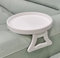 Emoson Sofa Armrest Clip Tray, Side Table for Remote Controls/Drinks/Gamepads Holder (White)