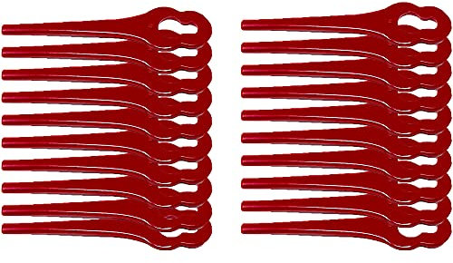 Florabest FRTA PRTA 20 A1, FAT18 B2 B3 Lot de 20 lames en nylon pour débroussailleuse et coupe-bordure