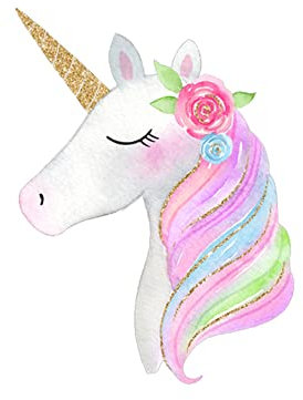 Goldkindzauber DIY Aufbuegler Patch Sticker Applikation Einhorn Rose Aufnaeher Kleidung Patches Zum Aufbügeln
