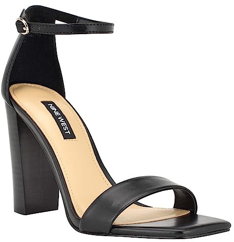 NINE WEST Damen Marrie Sandale mit Absatz, Schwarz 006, 35.5 EU