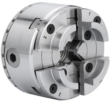 MUHM Chuck KP96 Portabrocas autocentrante de 4 mordazas for Torno de Madera Herramientas de Torno de 3,75 Pulgadas (Color : KP96 B M33)