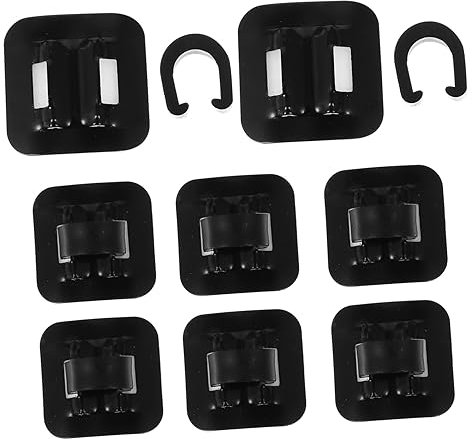 HEMOTON 8Sätze Schaltrohrführung Kabelclip Mit Klebstoffsitz Robuste Legierung Für Fahrräder Einfache Installation Für Umwerferkabel Und Effiziente Kabelverlegung