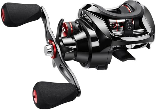 Piscifun Torrent 18LB 7.1:1 Baitcaster Right Handed Baitcasting Reel Carbon Fiber Drag Fishing Reel Tournament Baitcast Reels