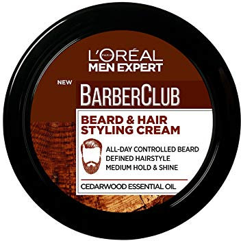 L'Oreal Men Expert Barber Club Beard & Hair Styling Cream, 75ml