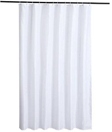 shane&shaina Blanc Gros Grand Taille imperméables à l'eau Rideau de Douche Bain Rideau la Pendaison Rideau partition Rideau Rideaux (Blanc, Hauteur:180cm/70.86in;Largeur:150cm/59.05in)