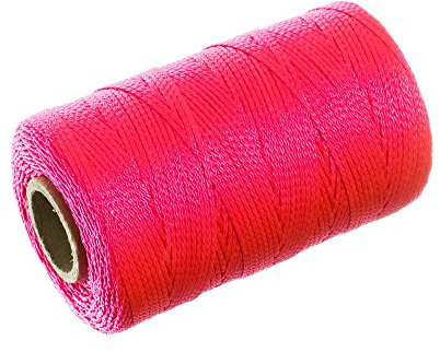 Paracord Planet Fil de maçon tressé en nylon – Ficelle pour la marine, la maçonnerie, l'artisanat, le jardinage