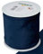 FloristryWarehouse Blue Christmas Velvet Fabric Ribbon 100mm (4) Wide on 8m roll Wired Edge