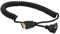 PNGKNYOCN Cable espiral HDMI de ángulo recto Codo de 270 grados Cable HDMI macho a HDMI macho espiral de resorte, compatible con 3D 1080P, para cámaras y pantallas