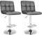 CCLIFE 1er 2er set Barhocker Barstuhl höhenverstellbar Kunstleder Bistrostuhl Bistrohocker 62-82cm Drehstuhl Drehhocker