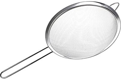 tooloflife 22CM Edelstahlsieb feinmaschiges Sieb Küchensieb feinmaschiges Teesieb für losen Tee