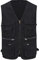 YOUTHUP Chaleco de safari para hombre, con múltiples bolsillos, para pesca, caza y pesca al aire libre, Negro, XXL