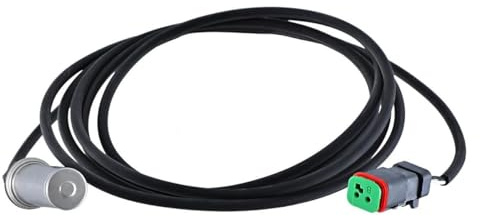HELLA 6PU 230 048-571 Sensor, wheel speed - 2-pin connector - Front Axle/Rear Axle - Cable: 2420mm