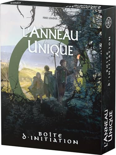 Asmodee Edge Entertainment Der einzigartige Ring JdR: Die Einweihungsbox – Gesellschaftsspiele – Rollenspiele ab 14 Jahren – 2 bis 6 Spieler – französische Version