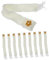 EXCEART 10stücke Mini Strickschals Für Puppen Anpassbare Accessoires Für Weinflaschen Getränke Für Bastelprojekte Partydekorationen