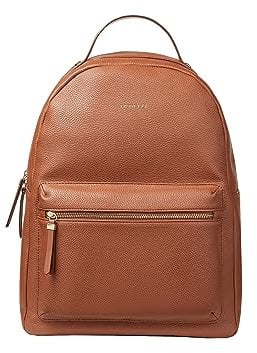 Fiorelli Anouk Großer Rucksack, stylischer Rucksack mit verstellbaren Riemen, Taschen & gepolstertem Laptopfach, Kunstleder in Hellbraun