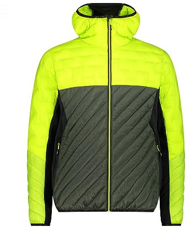 CMP Herren Hybrid Hoodie Jacke, Acido, 54
