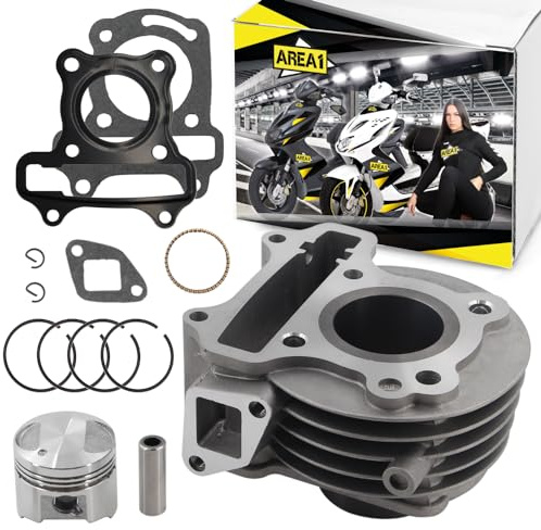 Area1 Kit cylindre 50cc 4T pour scooter chinois – Compatible GY6 139QMB/QMA, AGM, Nova, Alpha-Motors, Direct-Bikes, Dafier, ATU Explorer, Flex-Tech, GT Union, Guoben, Vanguard, Yiying, Hongzhou