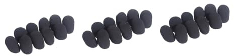ibasenice 36 Stk Mikrofonschwammabdeckung Headset-mikrofon-windschutz Mikrofonabdeckung Aus Schaumstoff Mikrofon-windschutz-schaumstoffabdeckung Mikrofone Mikrofonkissen Bildschirm Q7