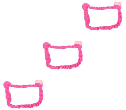 PartyKindom Pc Monitor Decoration 3 Pcs Display Dust Cover Frog Monitor Cover Lovely Monitor Cover Computer Cover Computer Monitor Pink Desk Decor Computer Dustproof Cover Polyester Wipe Cloth Bow Tie