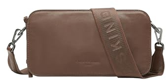 Liebeskind Berlin Damen-Umhängetasche „Clarice M“ – Crossbody Bag Damen aus Leder mit verstellbaren Schulterriemen – Damen-Schultertasche, großzügige Fächer mit Reißverschluss und Knopfverschluss