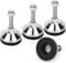 Anwenk Heavy Duty Leveling feet Adjustable Feet Levelers Leg Leveler 2.36 Dia Base,Adjustable Feet M12 Thread, Support 5280Lb for Cabinet, Table, Workbench,Machine, Warehouse (D60xM12x50) 4 Pack