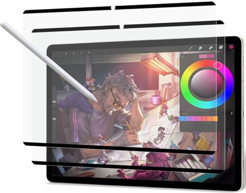 2 Stück Papier Magnet Folie für Samsung Galaxy Tab S11/S9/ S9FE/ S8/ S7/ T870 11 Zoll, Schutzfolie Matte Papierfolie Displayfolie, Abnehmbar und Wiederverwendbar