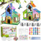 2 Pack DIY Bird House Art Crafts Kit for Kids, Garden, Build & Paint Wooden Feeder, Wild Art Crafts for Children Boys Girls Ages 3-5 4-8 8-12, Gift Outdoor